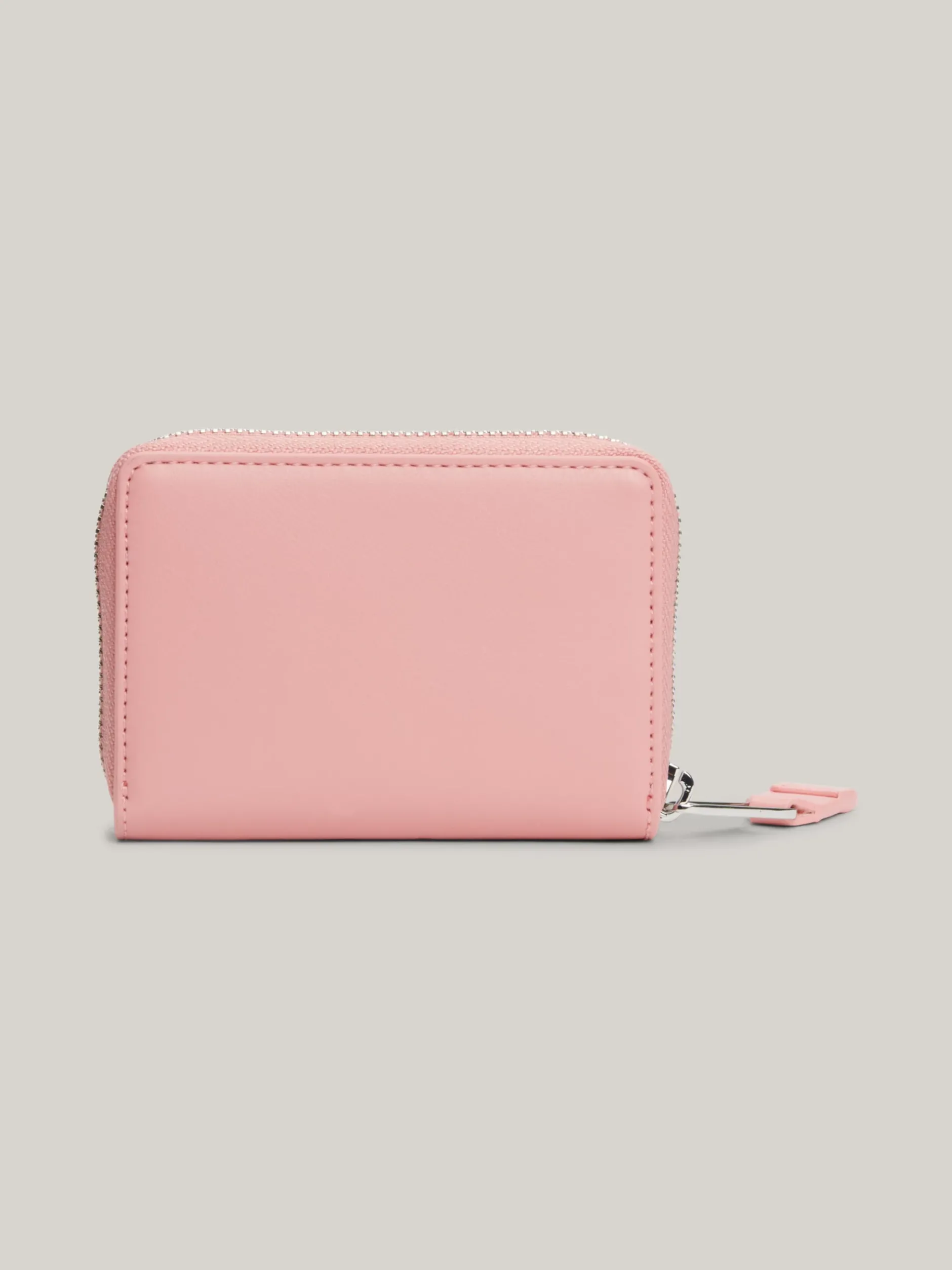 Portfele & Breloczki Do Kluczy*Tommy Hilfiger Portfel Essential Zapinany Na Zamek Z Logo CHALKY PINK