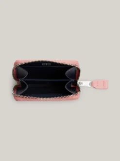 Portfele & Breloczki Do Kluczy*Tommy Hilfiger Portfel Essential Zapinany Na Zamek Z Logo CHALKY PINK
