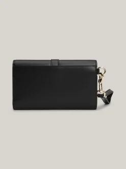 Portfele & Breloczki Do Kluczy*Tommy Hilfiger Portfel Heritage Z Odpinanym Paskiem BLACK