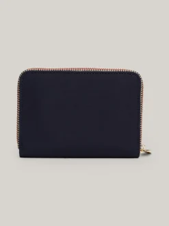 Portfele & Breloczki Do Kluczy*Tommy Hilfiger Portfel Poppy Z Monogramem TH SPACE BLUE