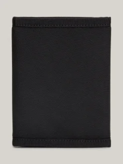Portfele & Breloczki Do Kluczy*Tommy Hilfiger Portfel Potrójnie Składany Essential Z Logo BLACK