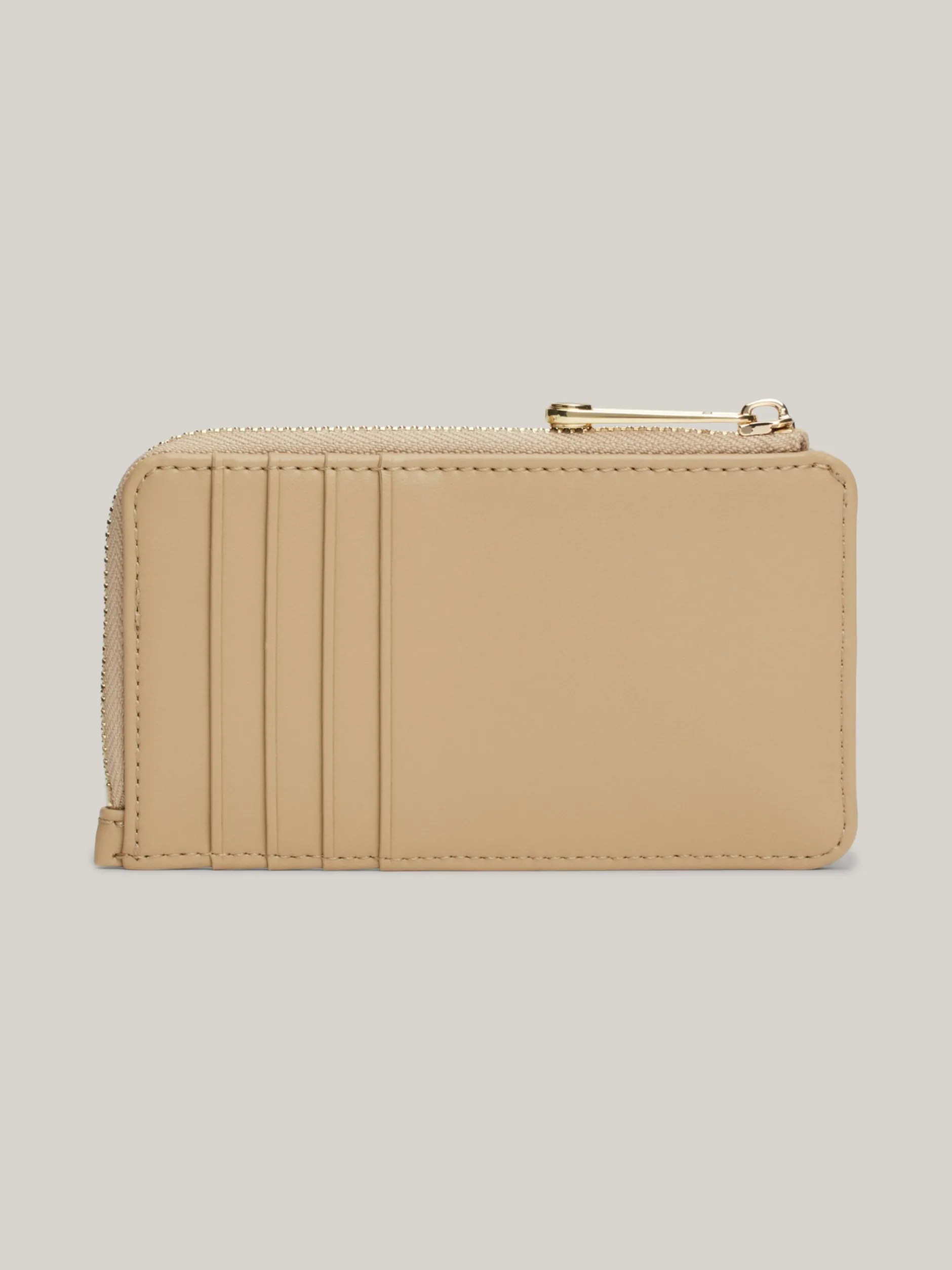 Portfele & Breloczki Do Kluczy*Tommy Hilfiger Portfel TH Jacquard Z Monogramem BEIGE