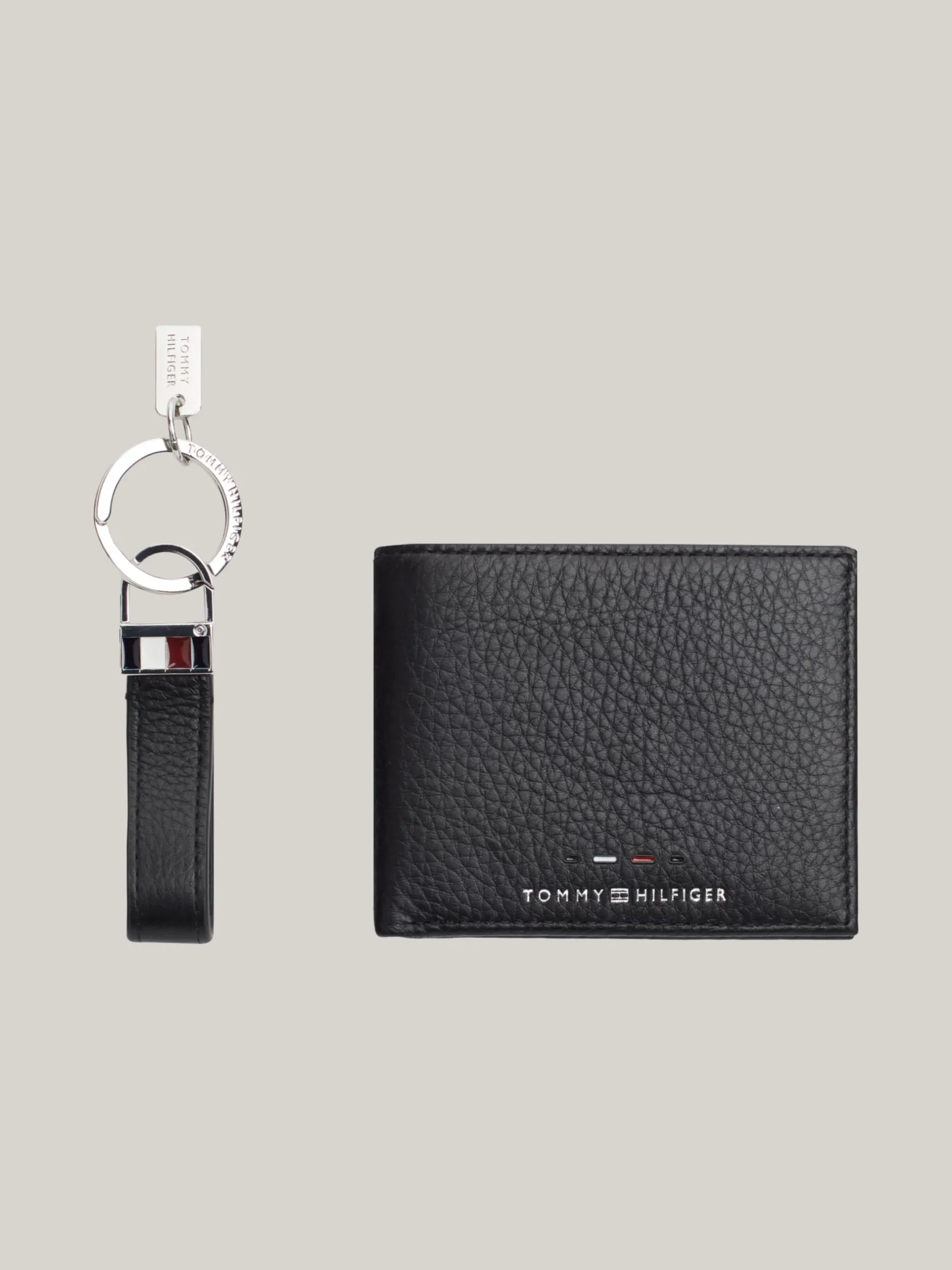 Portfele & Breloczki Do Kluczy*Tommy Hilfiger Portfel Z Breloczkiem W Zestawie Prezentowym BLACK
