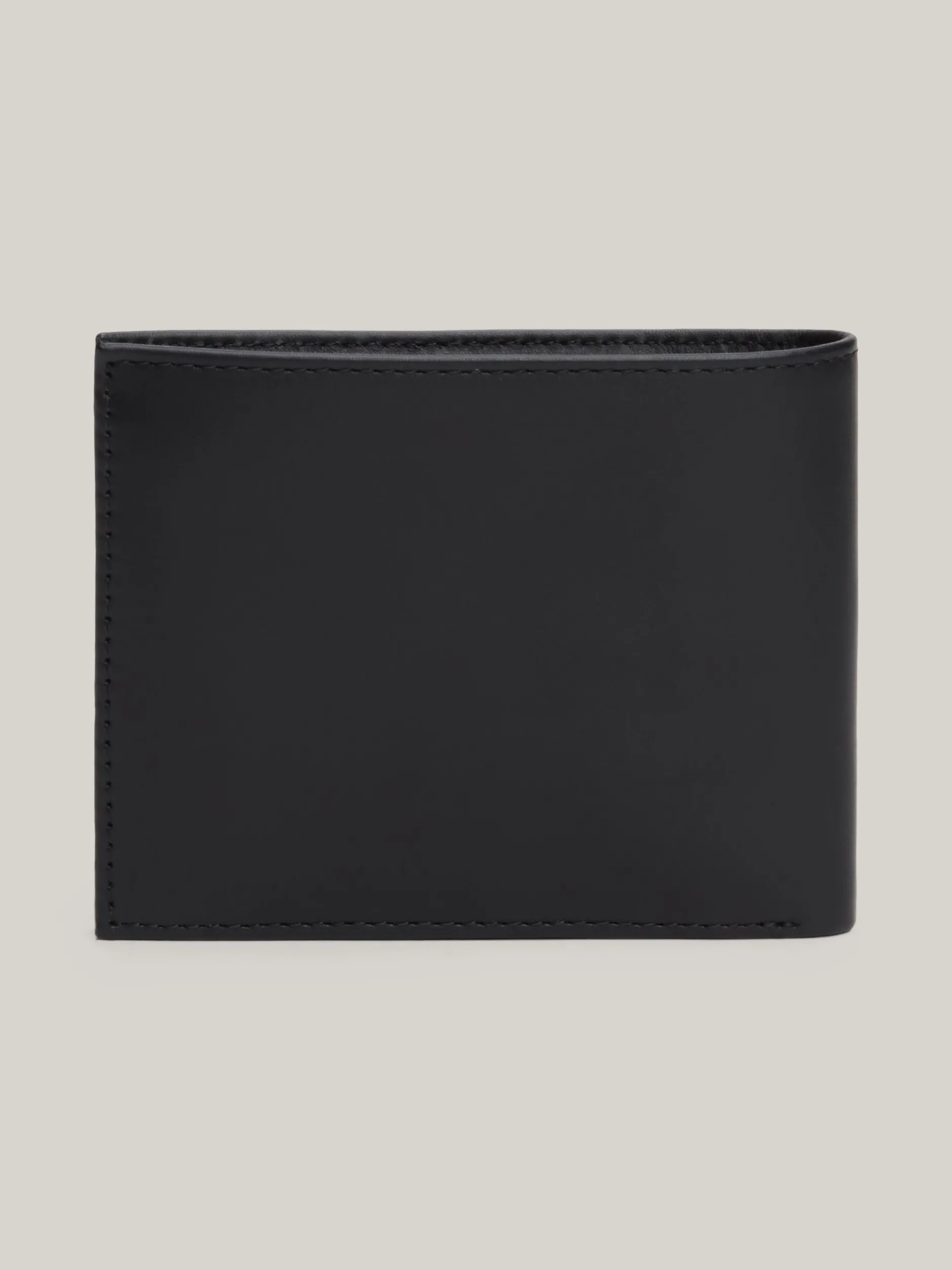 Portfele & Breloczki Do Kluczy*Tommy Hilfiger Portfel Z Kolekcji Eton W Sygnowane Paski BLACK