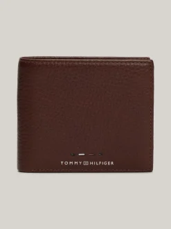 Portfele & Breloczki Do Kluczy*Tommy Hilfiger Portfel Ze Skóry Premium Na Karty I Bilon COGNAC