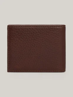 Portfele & Breloczki Do Kluczy*Tommy Hilfiger Portfel Ze Skóry Premium Na Karty COGNAC