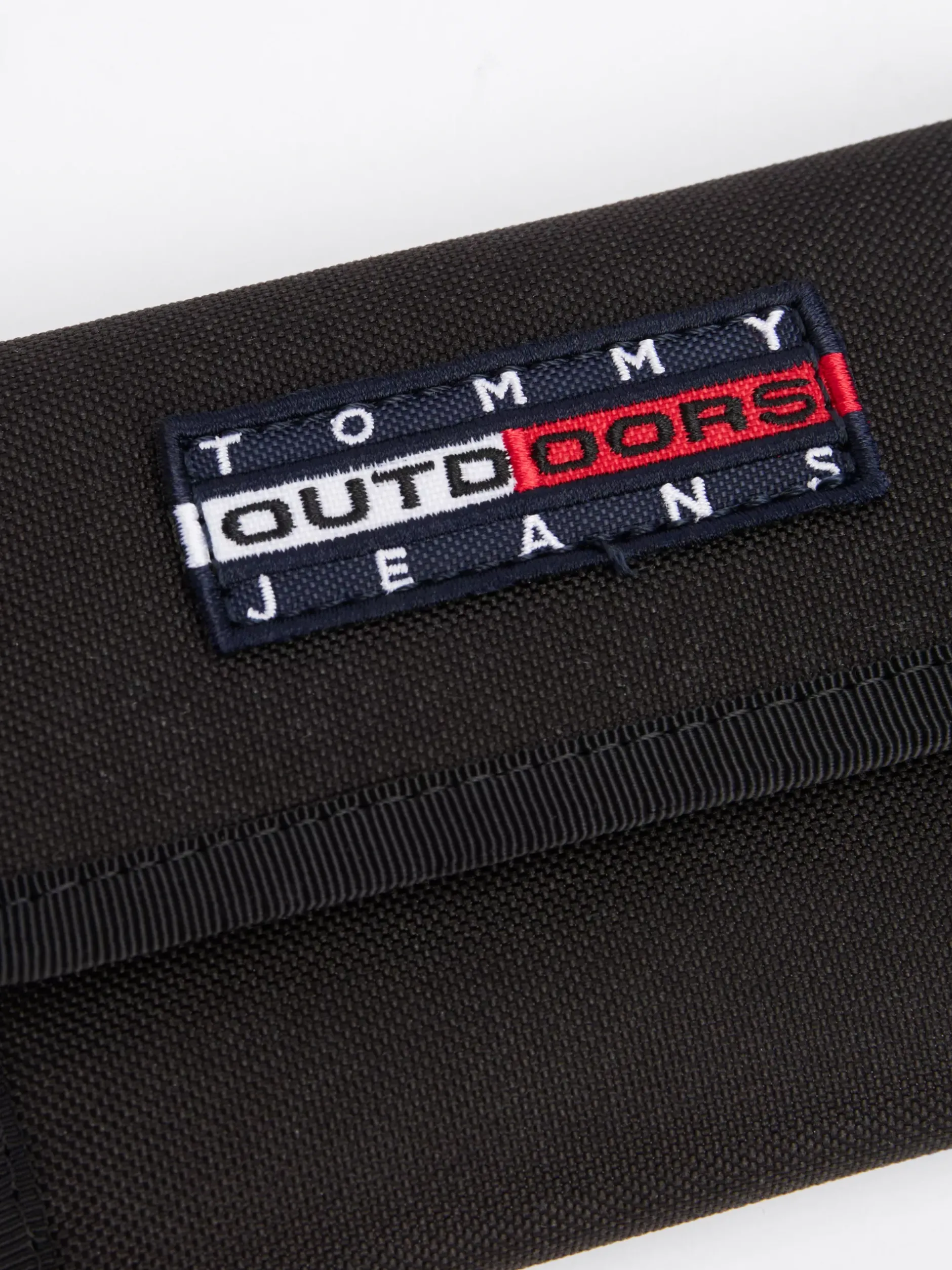 Portfele & Breloczki Do Kluczy*Tommy Hilfiger Potrójnie Składany Portfel Z Logo BLACK