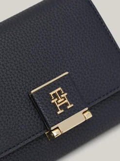 Portfele & Breloczki Do Kluczy*Tommy Hilfiger Potrójnie Składany Portfel TH Monogram SPACE BLUE
