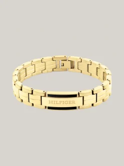 Biżuteria & Spinki Do Mankietów*Tommy Hilfiger Pozłacana Bransoleta Z Emaliowanym Elementem GOLD