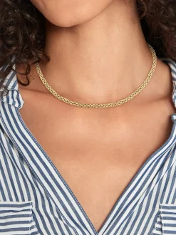 Biżuteria*Tommy Hilfiger Pozłacany Naszyjnik GOLD