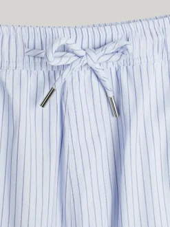 Szorty*Tommy Hilfiger Praktyczne Szorty W Prążki BLUE STRIPE