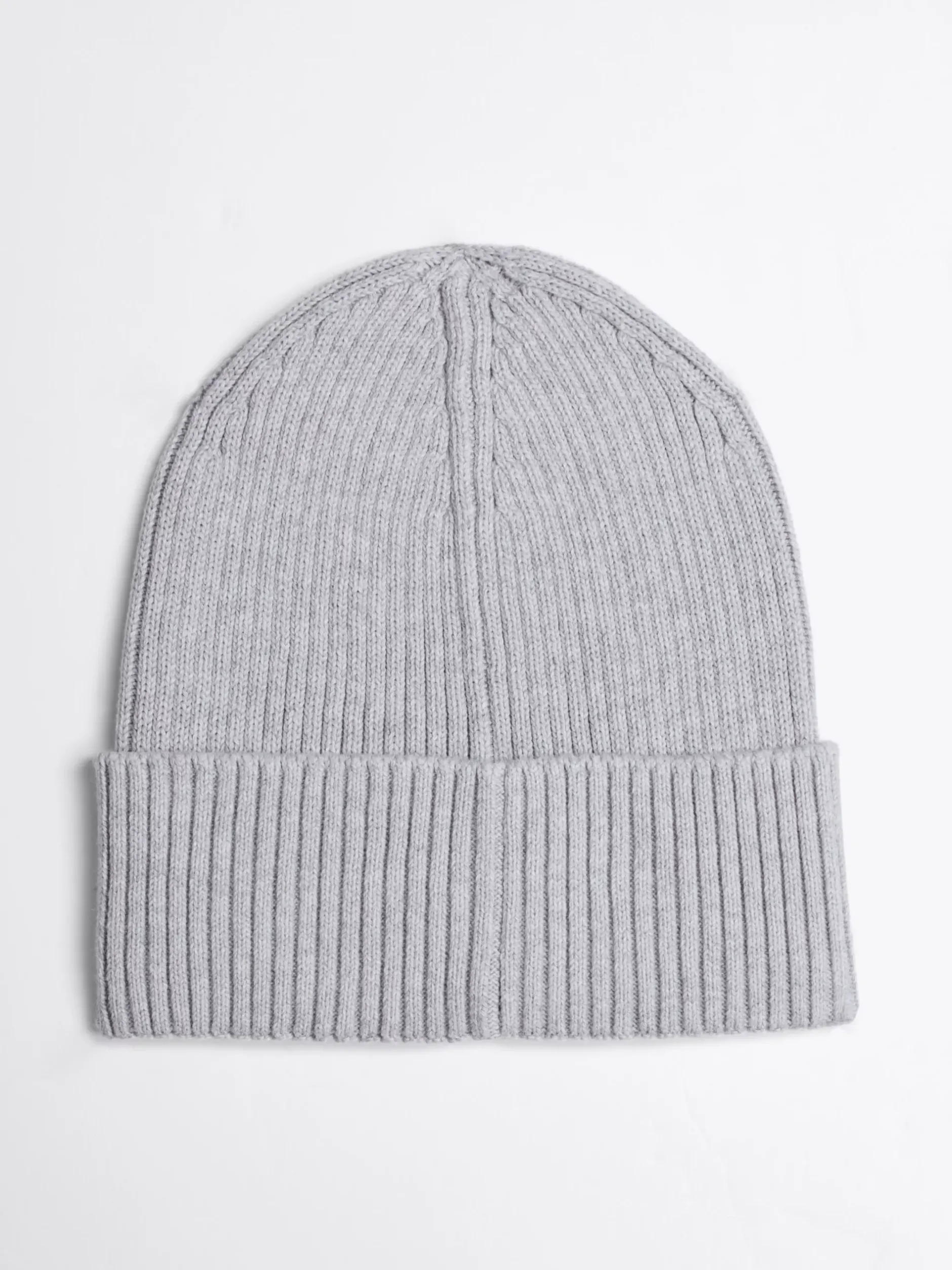 Czapki|Czapki I Szaliki*Tommy Hilfiger Prążkowana Czapka Typu Beanie Heritage SILVER GREY HTR
