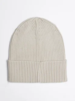 Czapki|Czapki I Szaliki*Tommy Hilfiger Prążkowana Czapka Typu Beanie Heritage NEWSPRINT