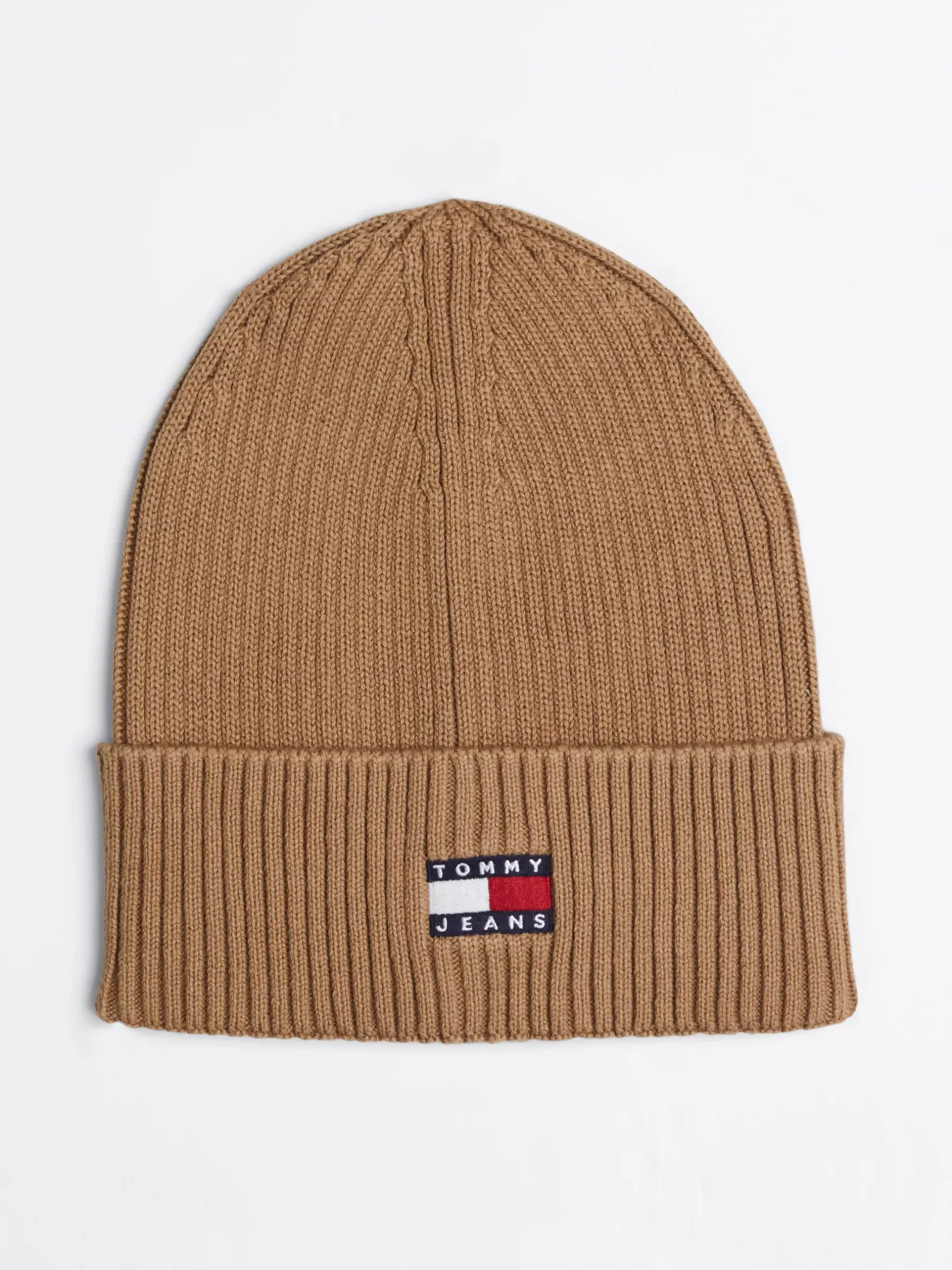 Czapki|Czapki I Szaliki*Tommy Hilfiger Prążkowana Czapka Typu Beanie Heritage BRONZE TWIST