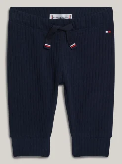 Dziewczynki|Chłopcy*Tommy Hilfiger Prążkowane Joggery Essential O Regularnym Kroju DESERT SKY