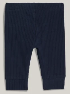 Dziewczynki|Chłopcy*Tommy Hilfiger Prążkowane Joggery Essential O Regularnym Kroju DESERT SKY