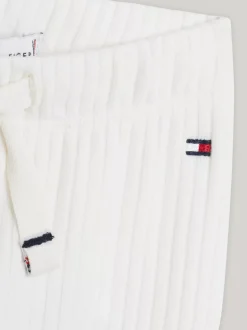 Dziewczynki|Chłopcy*Tommy Hilfiger Prążkowane Joggery Essential O Regularnym Kroju ANCIENT WHITE