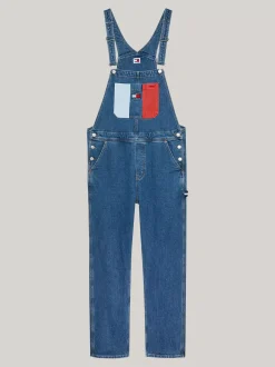 Jeansy*Tommy Hilfiger Proste Jeansowe Ogrodniczki Ryan DENIM MEDIUM
