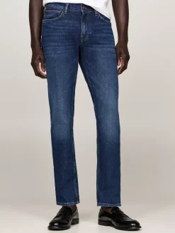 Jeansy*Tommy Hilfiger Proste Jeansy Denton Z Efektem Wyblaknięcia BAKER INDIGO