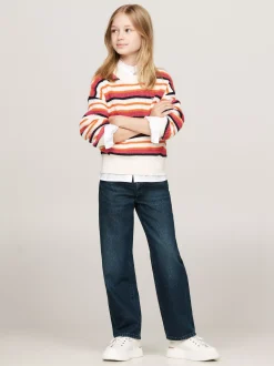 Jeansy*Tommy Hilfiger Proste Jeansy O Kroju Girlfriend GREENCAST