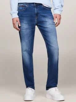 Jeansy*Tommy Hilfiger Proste Jeansy O Regularnym Kroju WILSON MID BLUE STRETCH