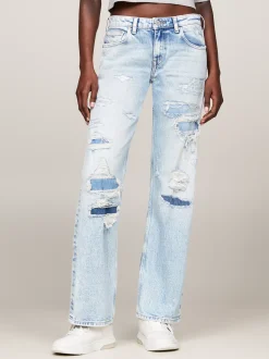 Jeansy*Tommy Hilfiger Proste Jeansy Sophie Z Niskim Stanem DENIM LIGHT