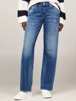 Jeansy*Tommy Hilfiger Proste Jeansy Sophie Z Niskim Stanem DENIM MEDIUM