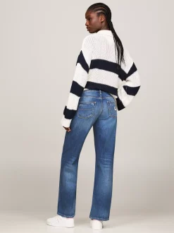 Jeansy*Tommy Hilfiger Proste Jeansy Sophie Z Niskim Stanem DENIM MEDIUM