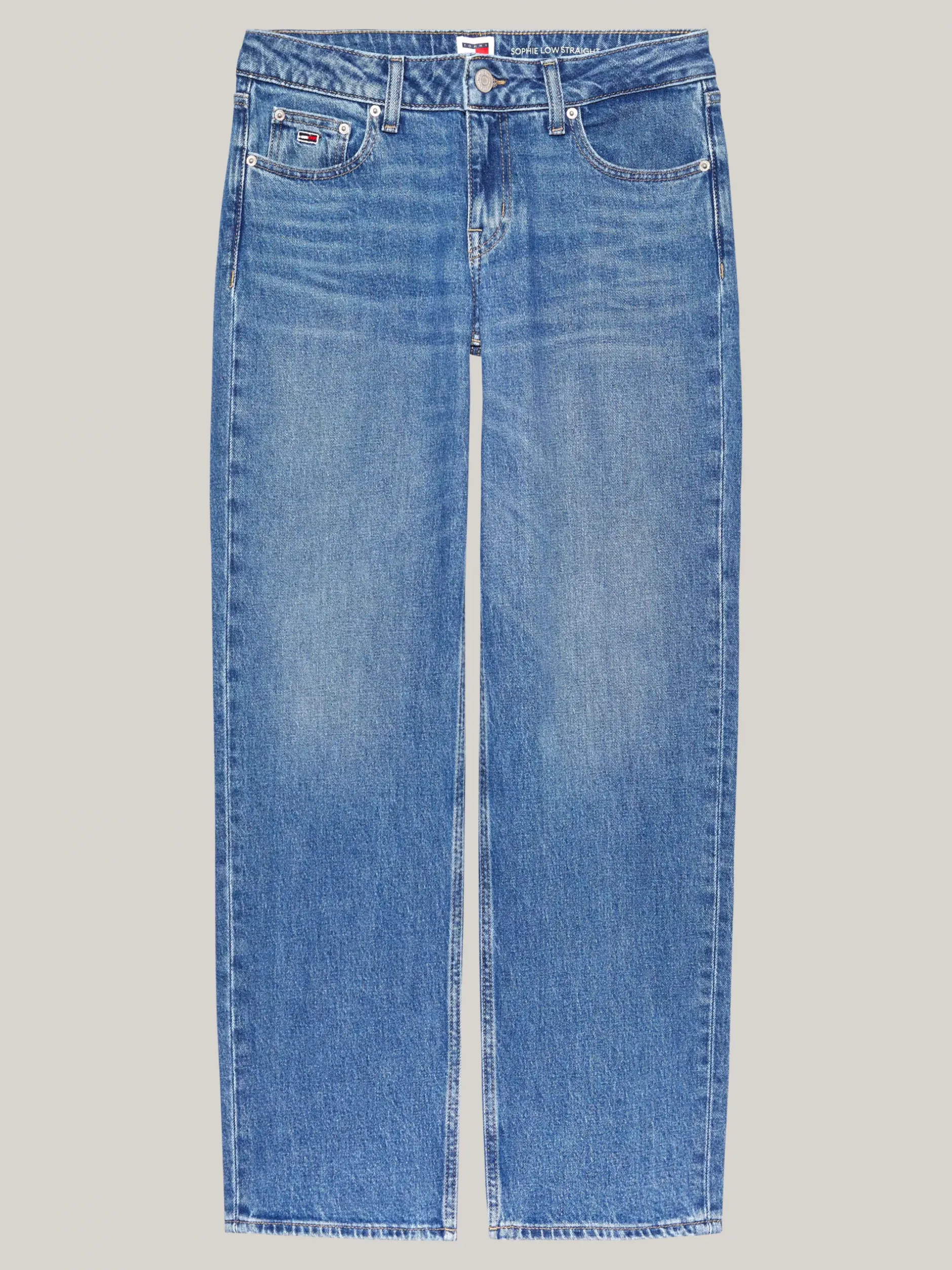 Jeansy*Tommy Hilfiger Proste Jeansy Sophie Z Niskim Stanem DENIM MEDIUM