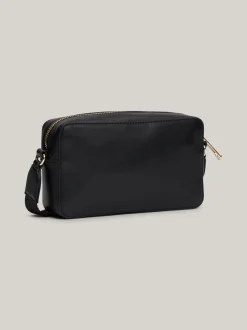 Torebki Na Pasku*Tommy Hilfiger Prostokątna Torebka Hilfiger Monotype BLACK