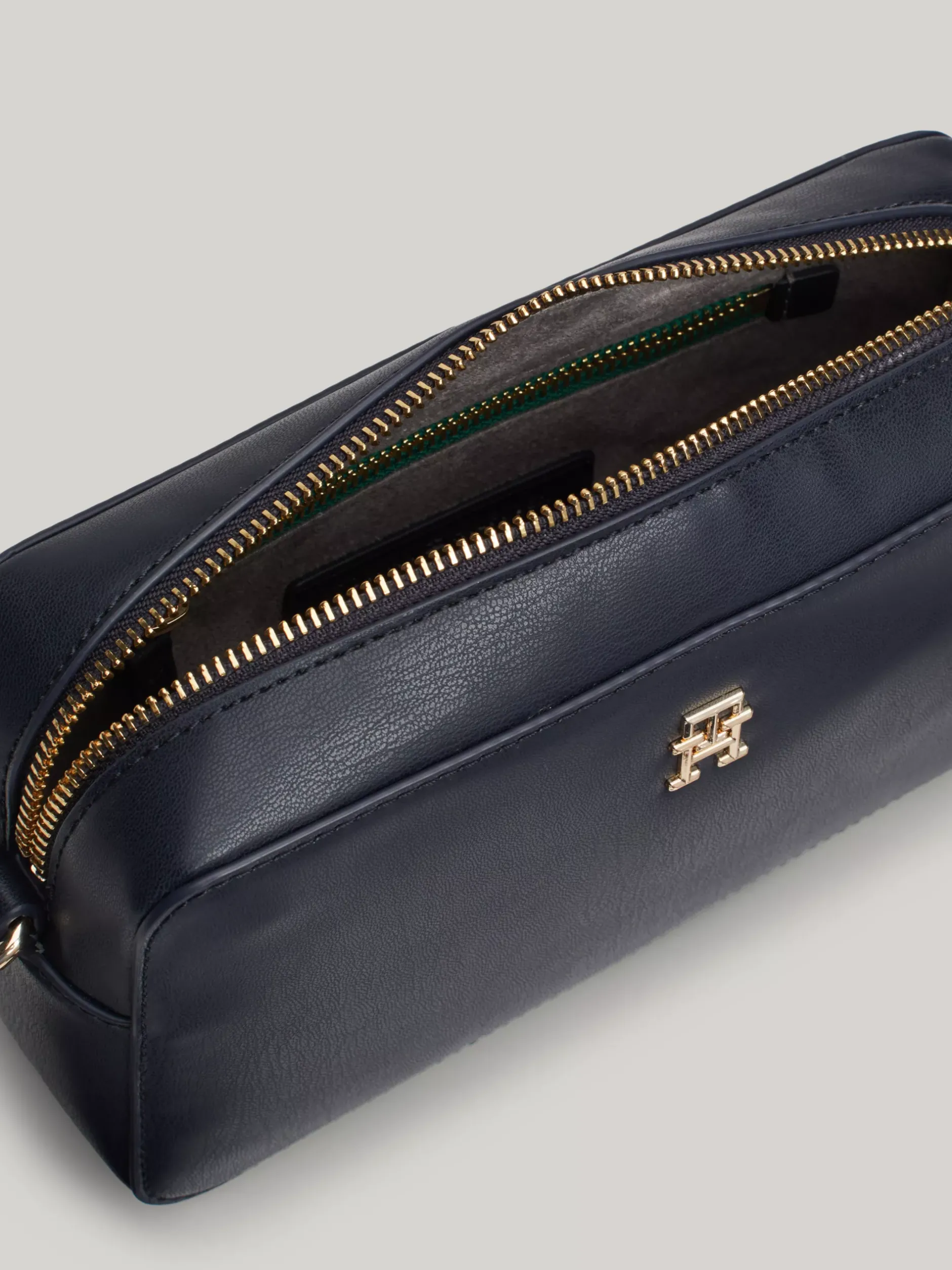 Torebki Na Pasku*Tommy Hilfiger Prostokątna Torebka Hilfiger Monotype SPACE BLUE