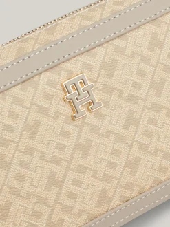 Torebki Na Pasku*Tommy Hilfiger Prostokątna Torebka TH Monoplay BEIGE