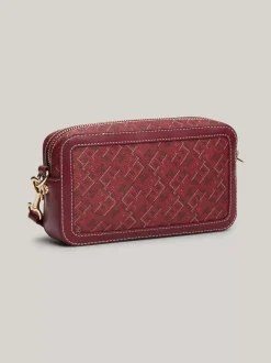 Torebki Na Pasku*Tommy Hilfiger Prostokątna Torebka TH Monoplay ROUGE