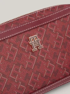 Torebki Na Pasku*Tommy Hilfiger Prostokątna Torebka TH Monoplay ROUGE