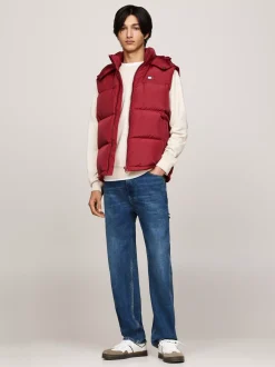 Kurtki & Płaszcze*Tommy Hilfiger Puchowa Kamizelka Alaska Z Zapięciem Na Zamek REGATTA RED