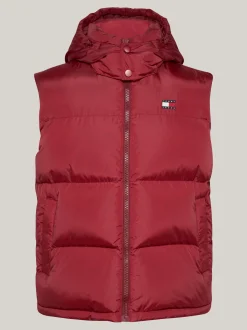 Kurtki & Płaszcze*Tommy Hilfiger Puchowa Kamizelka Alaska Z Zapięciem Na Zamek REGATTA RED