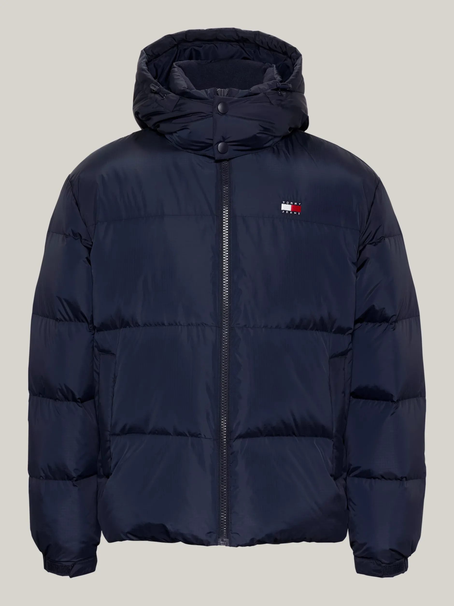 Kurtki & Płaszcze*Tommy Hilfiger Puchowa Kurtka Alaska Z Naszywką Z Flagą DARK NIGHT NAVY