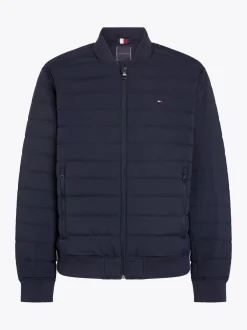 Kurtki & Płaszcze|Bomberki*Tommy Hilfiger Puchowa Kurtka Bomber łatwa Do Spakowania DESERT SKY