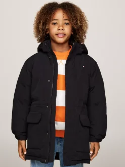 Kurtki I Płaszcze|Kurtki*Tommy Hilfiger Puchowa Kurtka O Luźnym Kroju BLACK