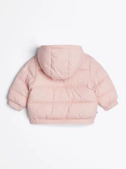 Dziewczynki|Chłopcy*Tommy Hilfiger Puchowa Kurtka Z Kapturem SOFT ROSE
