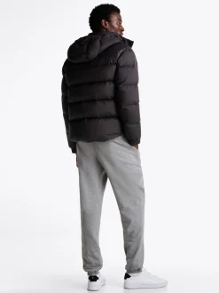 Kurtki & Płaszcze*Tommy Hilfiger Puchowa Kurtka Z Kapturem BLACK