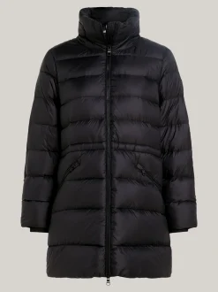 Kurtki & Płaszcze*Tommy Hilfiger Puchowa Kurtka Z Półgolfem BLACK
