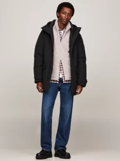 Kurtki & Płaszcze*Tommy Hilfiger Puchowa Parka Rockie Z Kapturem BLACK