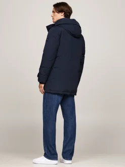 Kurtki & Płaszcze*Tommy Hilfiger Puchowa Parka Rockie Z Kapturem DESERT SKY
