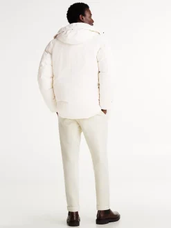 Kurtki & Płaszcze*Tommy Hilfiger Puchowa Parka Rockie Z Kapturem IVORY