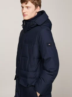 Kurtki & Płaszcze*Tommy Hilfiger Puchowa Parka Rockie Z Termoizolacją DESERT SKY