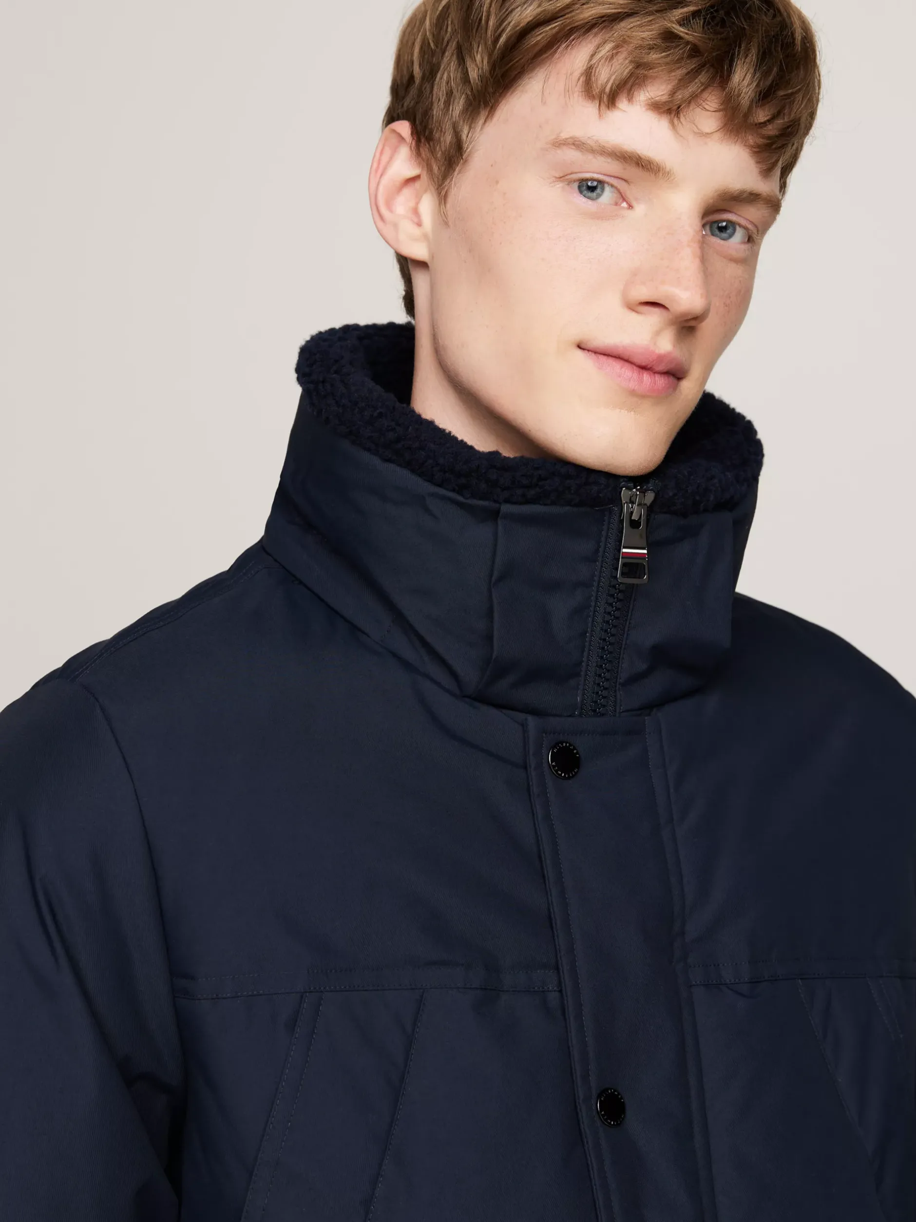Kurtki & Płaszcze*Tommy Hilfiger Puchowa Parka Rockie Z Termoizolacją DESERT SKY