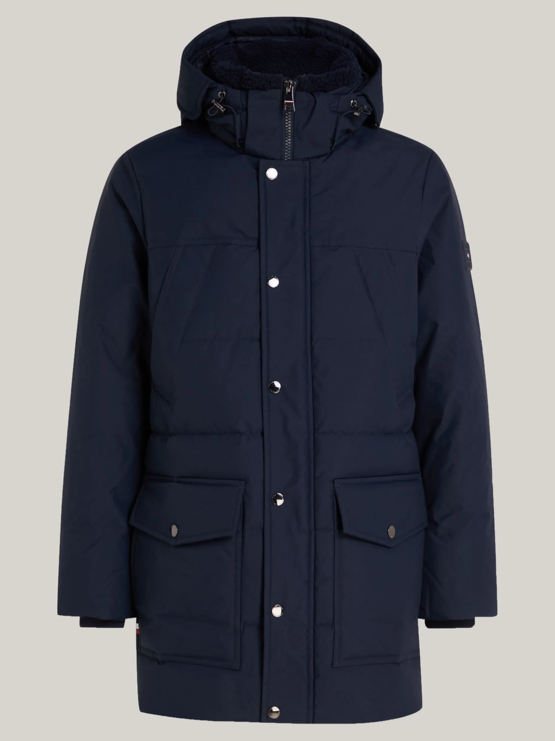 Kurtki & Płaszcze*Tommy Hilfiger Puchowa Parka Rockie Z Termoizolacją DESERT SKY