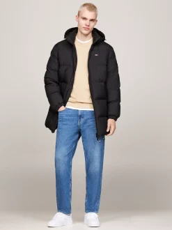 Kurtki & Płaszcze*Tommy Hilfiger Puchowa Parka Z Kapturem BLACK