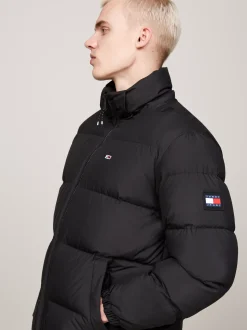Kurtki & Płaszcze*Tommy Hilfiger Puchowa Parka Z Kapturem BLACK
